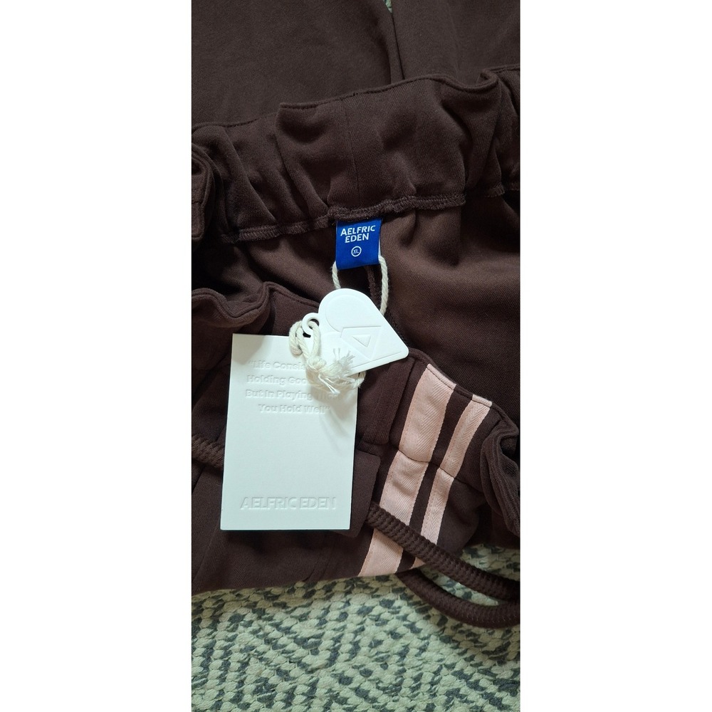 Aelfric Eden Brown Pink Stripe Super Baggy Barrel Sweatpants Streetwear XL NEW - Picture 10 of 13